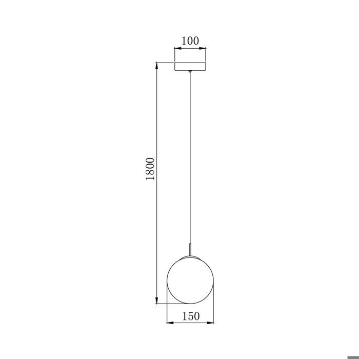 Dekorativní závěsné svítidlo 1xG9 10W – Designové a elegantní