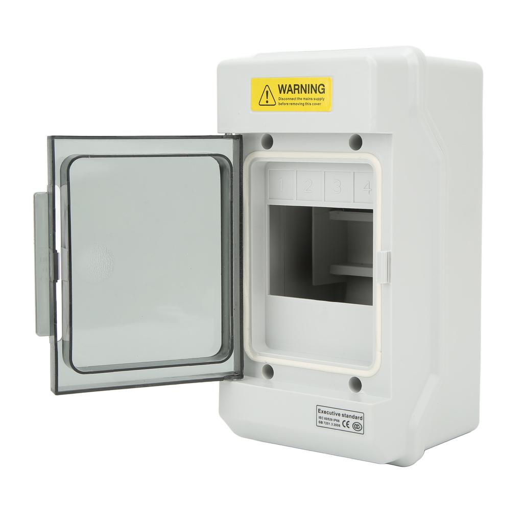 Outdoor PV Distribution Box IP66 Waterproof Dustproof Power Circuit Breaker Box 4 Way Circuit with