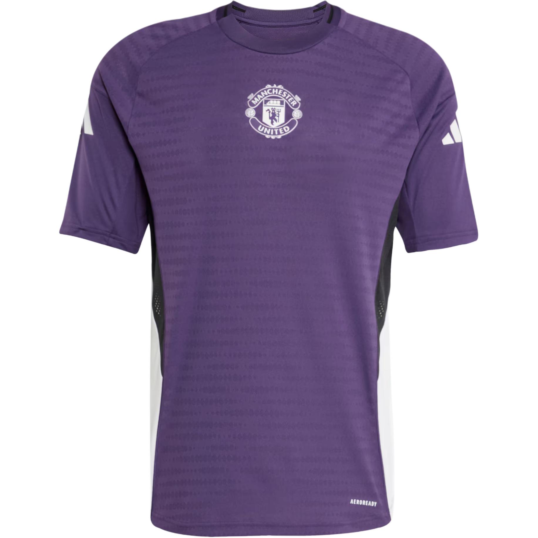 

Adidas Manchester United Tiro 25 Pro Player Edition Quick-Dry Training Short Sleeve Football Shirt Men tops JP3130