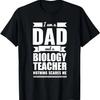 Papa Professeur de Biologie Rien ne me fait peur Cadeau Fête des Pères T-shirt