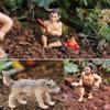 62KD Artistic Animal Resin Statues Wildlife Figure Set Outdoor Accent for Garden Terraces Delight Addition