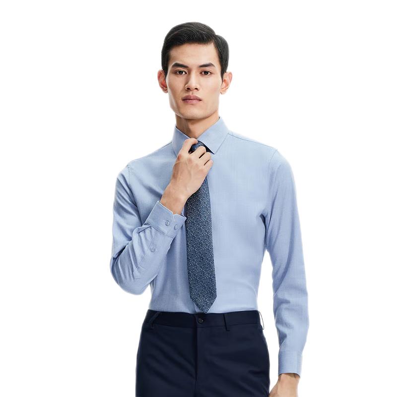 Goldlion Men s Silk Blend Textured Long Sleeve Shirt XL