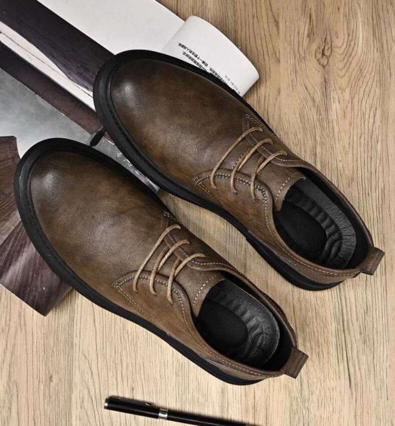 Новые мужские туфли из натуральной кожи — фото 4