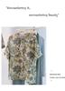 T-shirt da Donna a Maniche Corte, Stampa Retro, Vestibilità Larga, Cotone – Casual, Comoda, Alla Moda