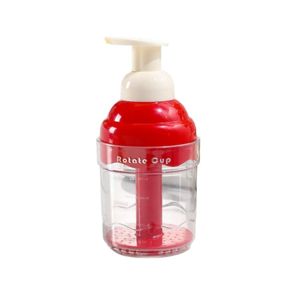 Refillable Feature Mousse Foaming Bottle Empty Design Manual Foam Dispenser  Travel Accessories красный