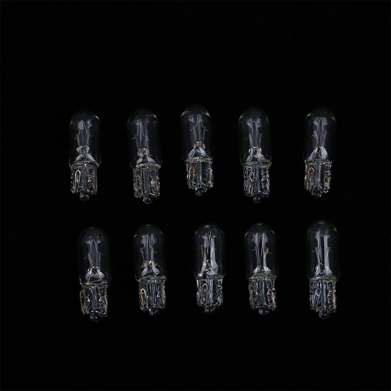 10Pcs Bulb 12V 3W T6.5 Car Dashboard Instrument Panel Light Indicator Lights