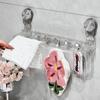 Punch Free Towel  Storage Rack Wall Mounted Faucet Shelf Practical Towel Bar  for Home