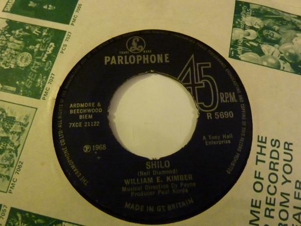 7inch Record WILLIAM KIMBER Shilo Emptiness R5690 Parlophone 1968 UK SoulFunk Used
