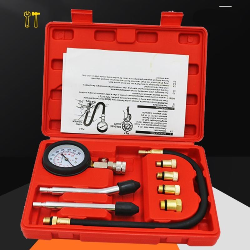 Petrol Engine Cylinder Compression Tester Automobile Tool 0-300PSI Tester