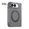 Shockproof Phone Case Magnetic for IPhoneDuo with 360 Degree Ring, Rotatable Non Comprehensive Hinge Protection Cover Slip Holder, Wireless