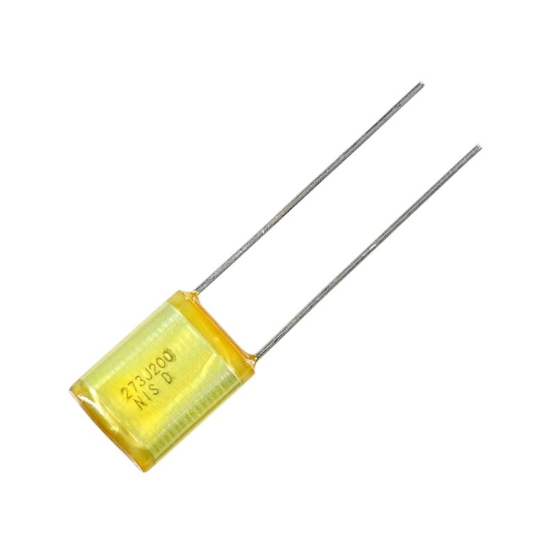 10Pcs Premium Electronic Capacitors 200V 273J with Two Metal Pins for Improved Guitar Sound and Circuit Integration