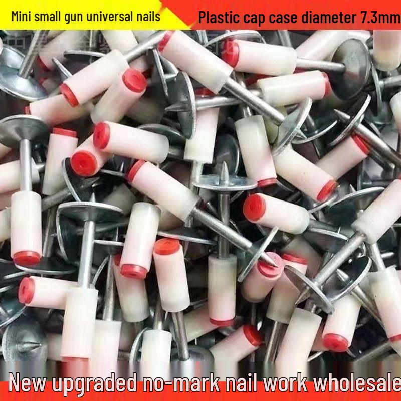 Compact Multi-Function Nail Gun with Integrated Fasteners