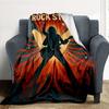 1pc Rock Star Outdoor Blanket Lightweight Flannel, All-Season Use for Sofa, Bed, Travel, Camping, Living Room, Office, Couch008