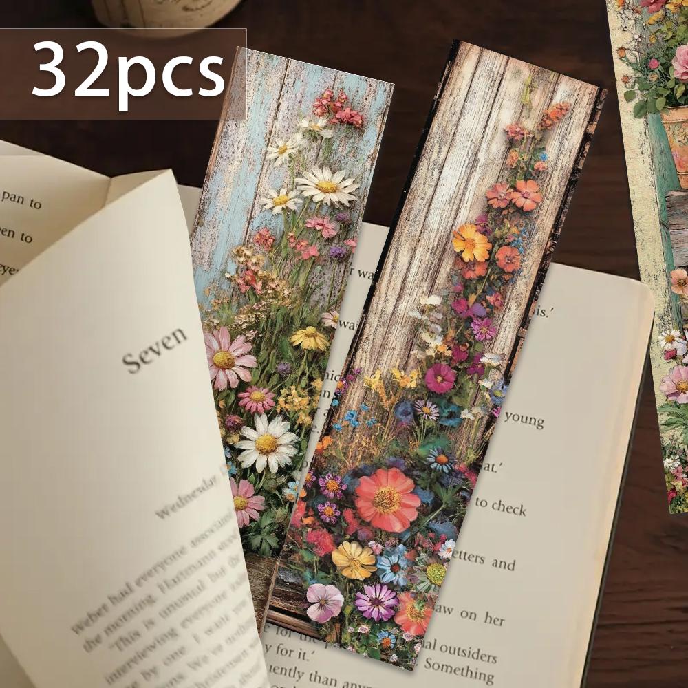 32 Stück. Retro Peter Hase Lesezeichen, geeignet für die Schulanfangszeit, Weihnachten, Halloween, Lehrer, Leser und Geburtstage.