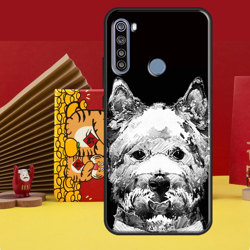 Maltese West Highland Terrier Dog Case For Redmi Note 12 10 8 9 11 Pro Cover For Redmi Note 12S 11S 10S 9S 8T 9C 10C 12C Coque