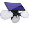 Verstellbare LED-Solar-Hofleuchte mit Smart-Sensor