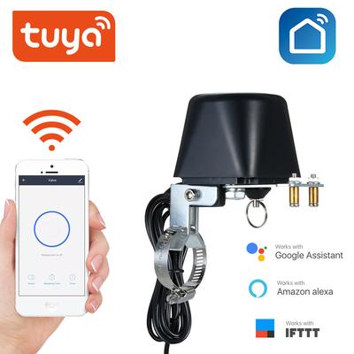 Chytrý WiFi vodní ventil s časovačem pro zahradní kohoutek & Vypínání plynu, Funguje s Alexa/Google Home