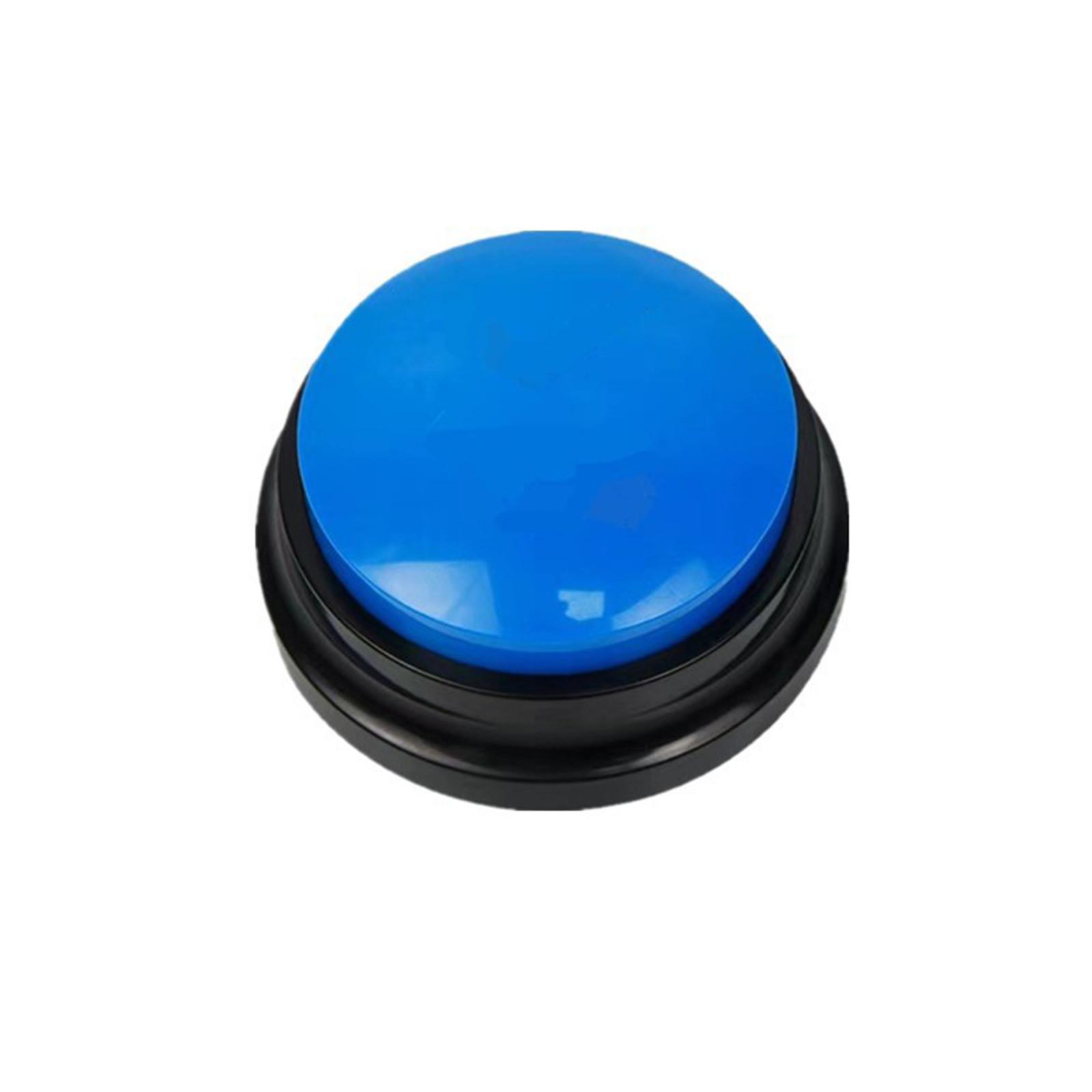 

Записываемые говорящие кнопки для домашних животных, дрессировка собак, коммуникационные игрушки, интерактивные игрушки для кошек и собак One Size синий