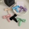 Delicate Bow Elegant Y2K Style Side Clip Bow Hair Clip Sweet Girls Fairy Bow Style 3D Bowknot Balletcore