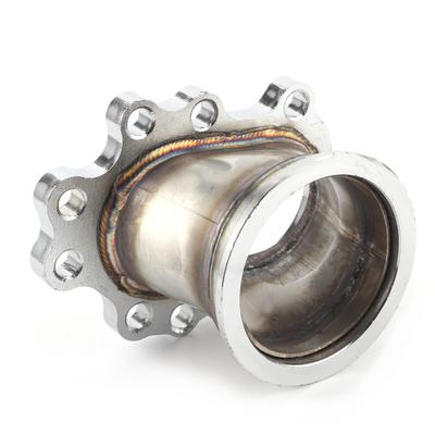 Turbo Adapter Flange 8 Bolts To 3in VBand Turbo Outlet Downpipe Fit for Garrett T25 T28 GT25 GT28