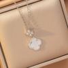 [Titanium Steel] Necklace Women's Copper Micro-inlaid Electroplating Advanced Sense Delicate Clavicle Chain Jewelry