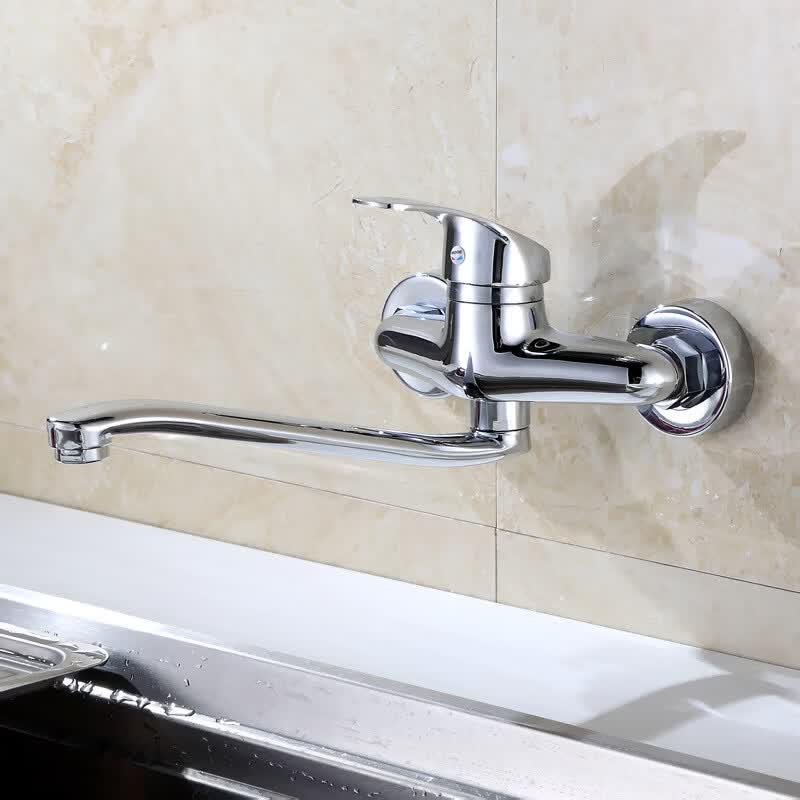 TLXT Wall-Mounted Kitchen Mixer Faucet