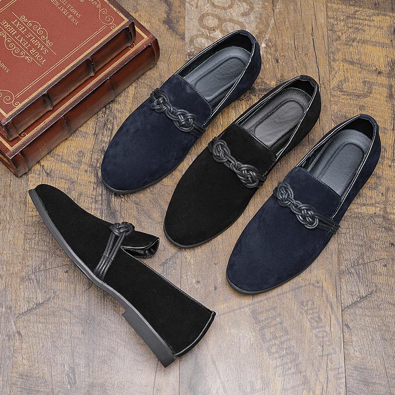 Fashion Leather Shoes Casual Business Shoes for Men Dress Tenis De Hombre Moccasins Mokasin Tenis Caballero Designer