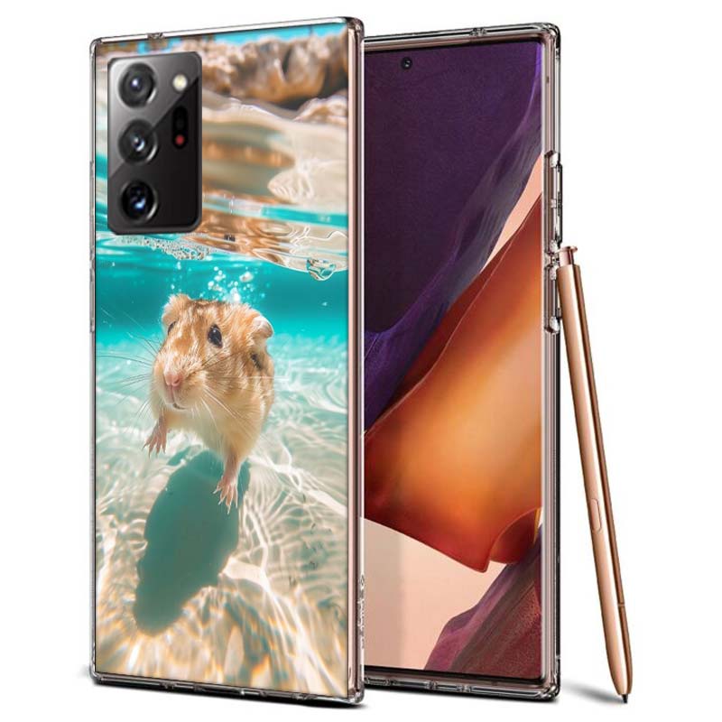 Hamsters With Hats Have Ears Phone Case for Samsung A55 A35 A25 A15 A07 A05S A16 A17 A26 A36 A37 A56 A57 Galaxy Note 20 10 A50S