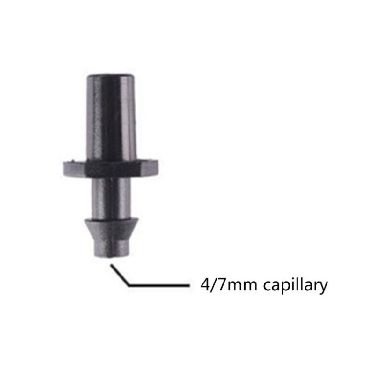 200Pcs 4/7mm Hose End Plug Hose Water Stop Connectors Gardeners Irrigation System