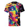 Psychedelic Mushroom Streetwear Tee For Men Harajuku Fashion Short Sleeve T Shirt 3D Print Graffiti Personality Colorful Tops