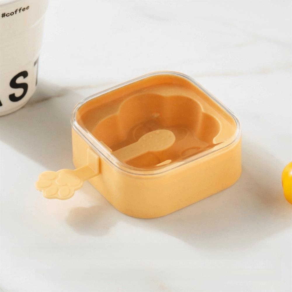 DIY Popsicle Mold Cat Paw Cheese Stick Maker Reusable Freezer Mold Home Kitchen жёлтый