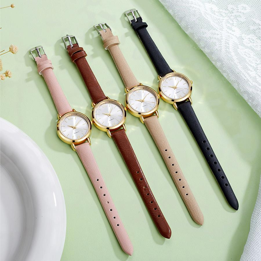 New Fashion Woman Luxury Business Leather Watch Women Retro Wrist Watches Students Casual Quartz Watches For Gifts Reloj Mujer