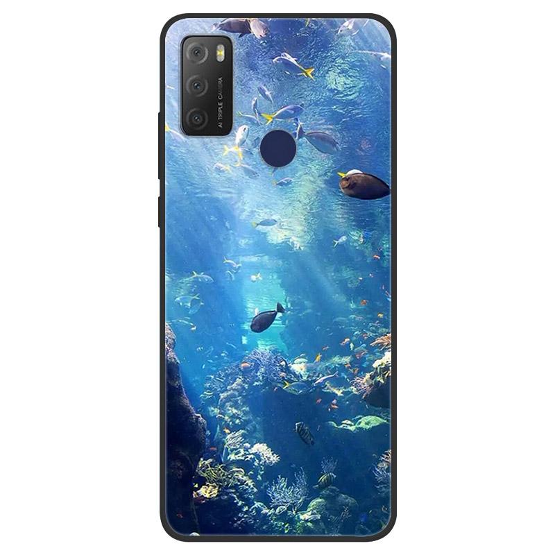 For TCL 20Y 6156D Case Shockproof Soft TPU Silicone Phone Cover For TCL 20Y 20 Y E 6125F Fundas For TCL20Y TCL20E Shell Coque