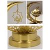 LED Hollowed Moon Star Nightlight Table Lamp Ornament for Eid Mubarak Ramadans Muslims Festivals Party Decoration Gift