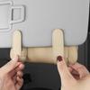 Nieuwe Auto Brillen Opbergdoos Universele Zonneklep Brilclip PU Zacht Leer High-end Auto Zonnebril Houder Auto Accessoires