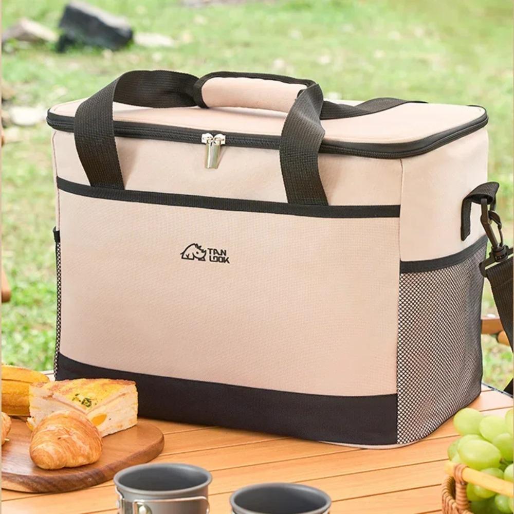 Insulated Thermal Cooler Bag Large Capacity Portable Car Refrigerator Ice Pack Outdoor Food Delivery Box Home Cold Retention