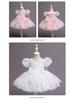 Beliebtes Baby Mädchen Erstgeburtstags- & Hochzeitsblumen Prinzessinnenkleid für Klavieraufführung