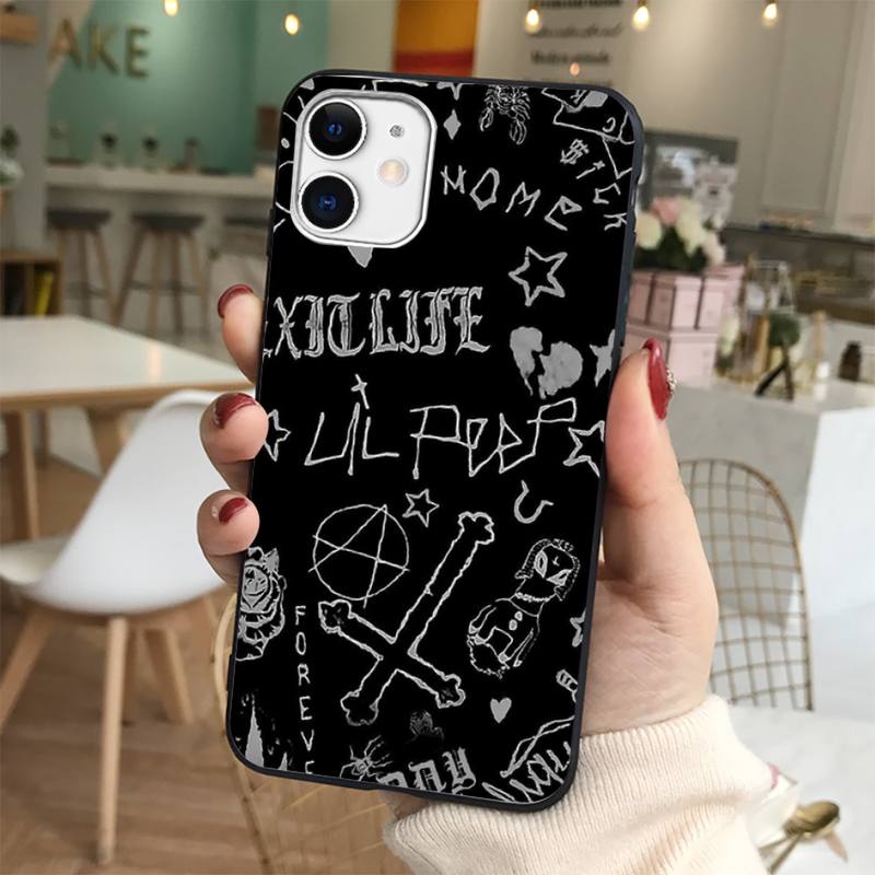 Yinuoda Lil Peep Hellboy Love Phone Case for iPhone 11 12 13 mini pro XS MAX 8 7 6 6S Plus X 5S SE 2020 XR cover