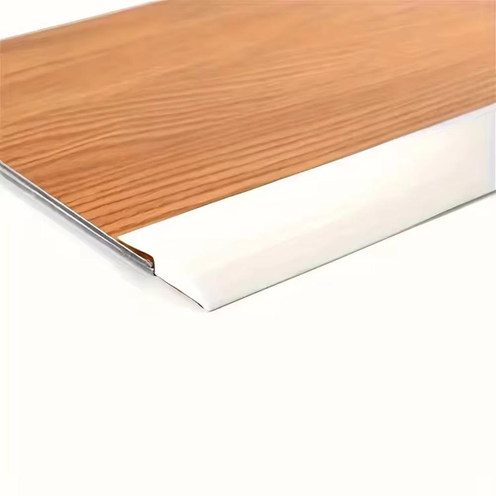 1PC 1mx3cm Floor Transition Strip Self-Adhesive Waterproof PVC Cuttable Wear-resistant Sealing Carpet To Tile Floor Door