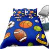 Fantástico juego de funda nórdica con estampado 3D de baloncesto, juego de ropa de cama individual, doble, king y estadounidense, tamaño queen y king, textiles para el hogar