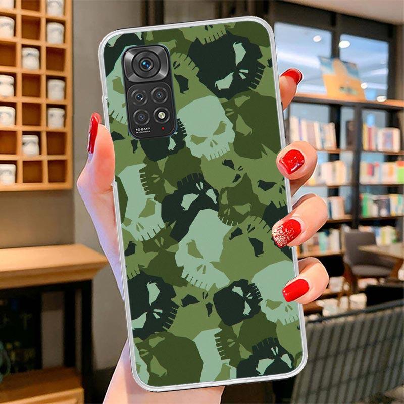 Camouflage Military Cover Phone Case For Xiaomi Redmi Note 15 14 13 12 11 10 Pro Plus 14S 12S 11S 11T 11E 10S Soft Fundas Shell