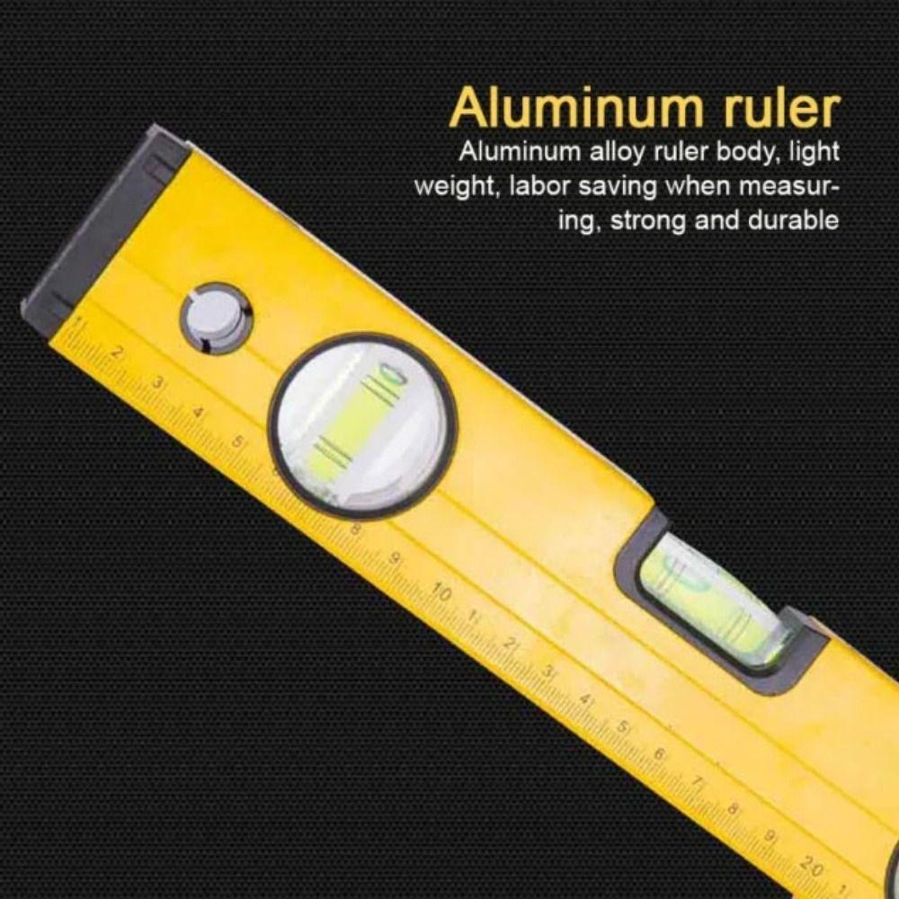 Aluminum Zinc Zinc Alloy Bubble Level Shockproof Leveling Tool Rustproof Level Ruler Professional Use