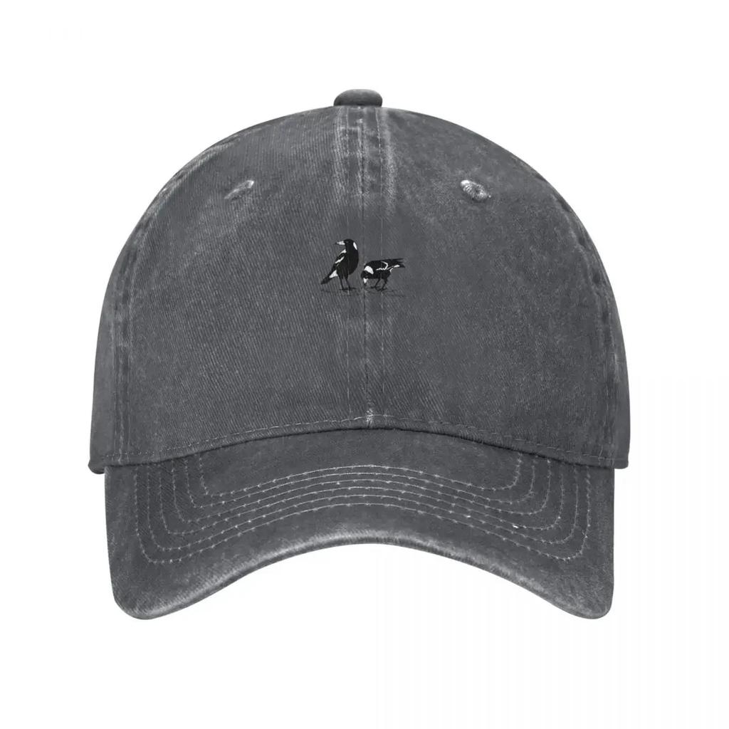 MAGPIES australische Elster Grafik Kunst Baseballkappe Golfhut Echter Militärhut Unisex Unisex Hut Taktische Kappe Unisex Hüte Damen