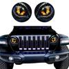 1 Pair Beast Eyes Car Headlight Decals Realistic Reptile Eye Stickers Waterproof PVC Easy Install Unique Car Accessories for Trucks &