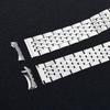 Stainless Steel Seven-Bead Watch Strap for Tissot T41, Elbow 12-24mm