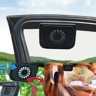Solarbetriebener Auto-Lüfter Beseitigt Gerüche, Rauch und Luftverschmutzung unterwegs Genießen Sie Frische Luft und Luftreinigung