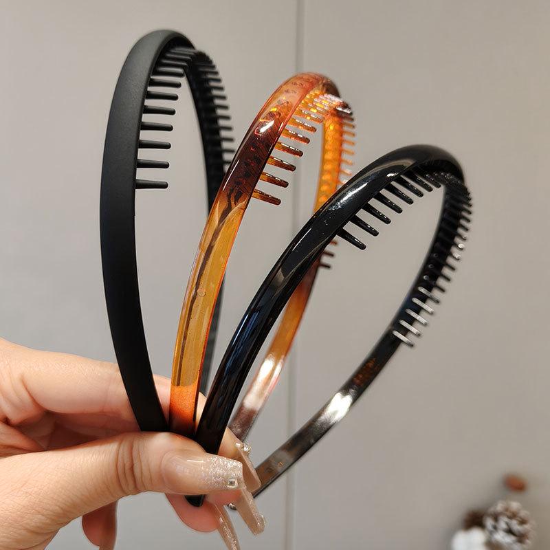 Damen Anti-Rutsch Mode Stirnband mit Zähnen für vielseitige Verwendung