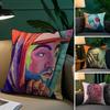 singer Mac Miller-M Pillow Case Silky elegant Comfort Sofa Bed  Invisible zipper Beach pillowcase