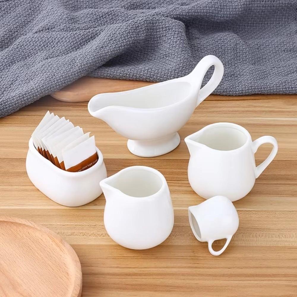 Tableware Grade Ceramics Creamer Container 1pc Single Unit Ceramics Cup Pitcher  Tableware Use