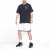 Nike Men's Casual Cotton Loose-Fit Black T-Shirt